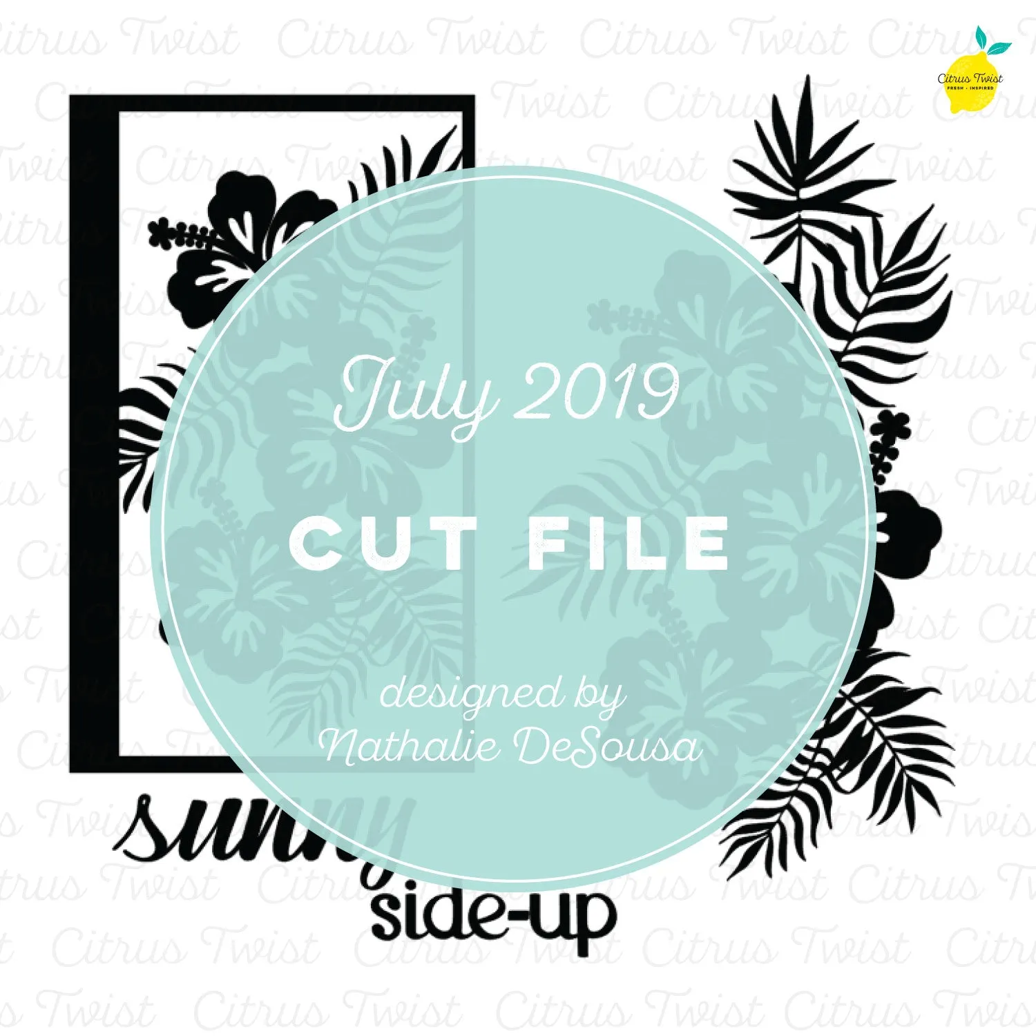 Cut file - Tropical Swag - July 2019