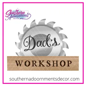 Dad's Workshop Template & Digital Cut File