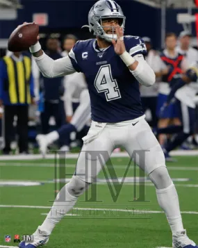 Dak Prescott "Action" Dallas Cowboys QB Premium 16x20 NFL Poster Print- Highland Mint