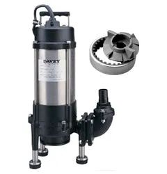 Davey D120G Submersible Sewage Grinder Manual Pump 1.2KW 240V