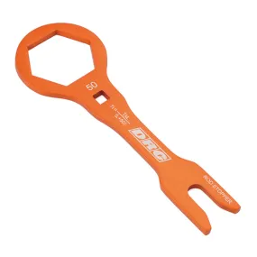 DRC PRO FORK CAP WRENCH WP 50MM ORANGE