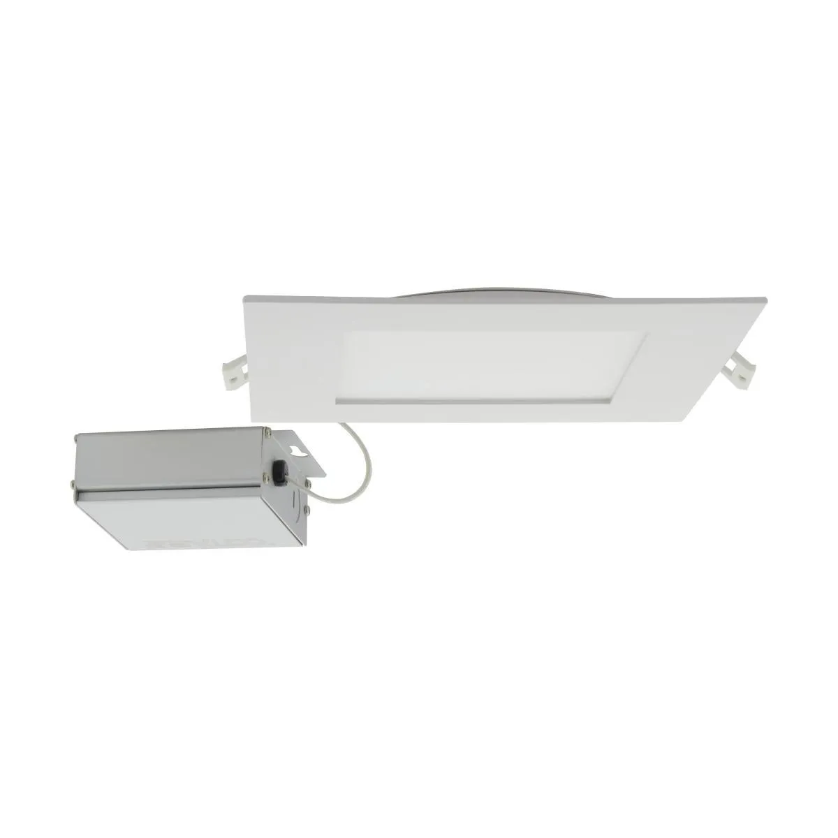 Edge-Lit 8 Inch Square Canless LED Recessed Light, 24 Watts, 1650 Lm, 27K|30K|35K|40K|50K