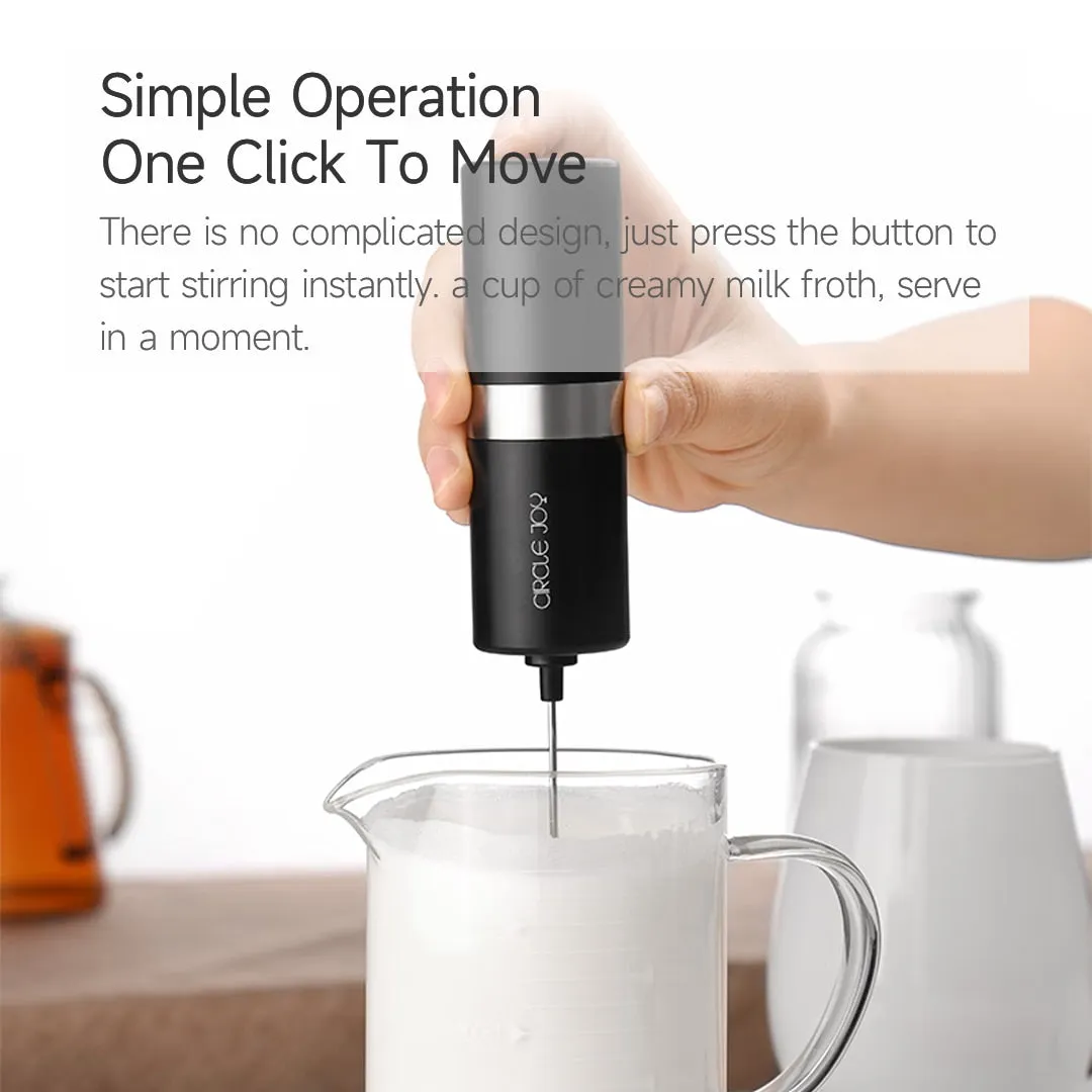 Electric Milk Frother Mini Foamer Coffee Maker Portable Blender