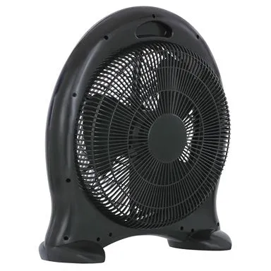 Euromatic Black 40cm Box Fan / 3 Speed Settings