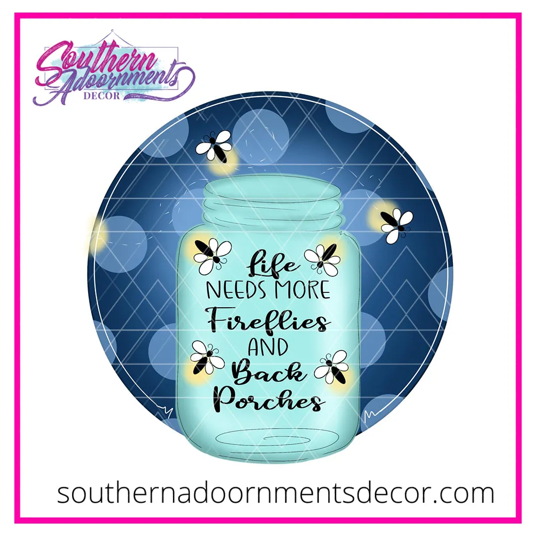 Fireflies and Back Porches Template & Digital Cut File