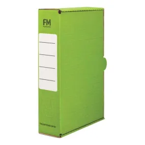 FM Storage Carton Green Foolscap