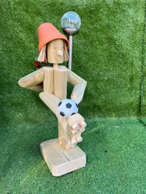 Footballer with solar light