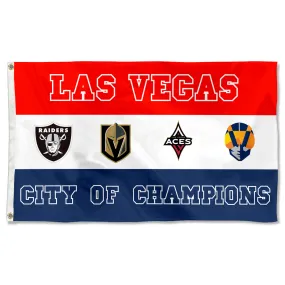 Fyon City of Las Vegas Champions Sports Fans Flag   banner