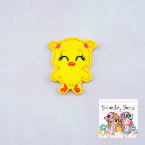 Girl Chick Feltie File -  Feltie Design - ITH Embroidery - ITH Feltie Design - Feltie File - Feltie Pattern - Easter Feltie Design - Feltie