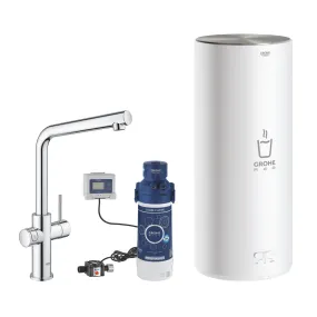 Grohe Red Duo II Tap in Chrome and L Size Boiler