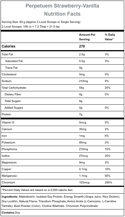 Hammer Nutrition Perpetuem Energy Drink (32 Servings)