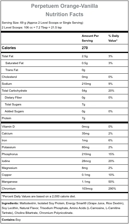 Hammer Nutrition Perpetuem Energy Drink (32 Servings)