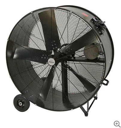 Heavy-Duty Fixed Belt Drive Drum Fan