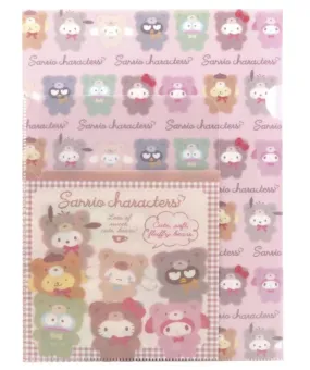 Hello Kitty Bear / Little Twin Stars Unicorn A4 File Folder (Little Twin Stars, Mix Characters)