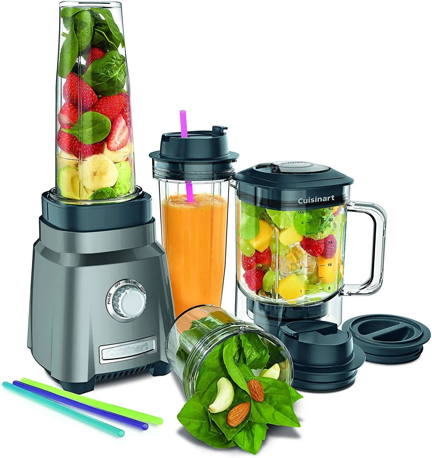 Hurricane Compact Juicing Blender (Gunmetal) Cuisinart - CU-CPB-380