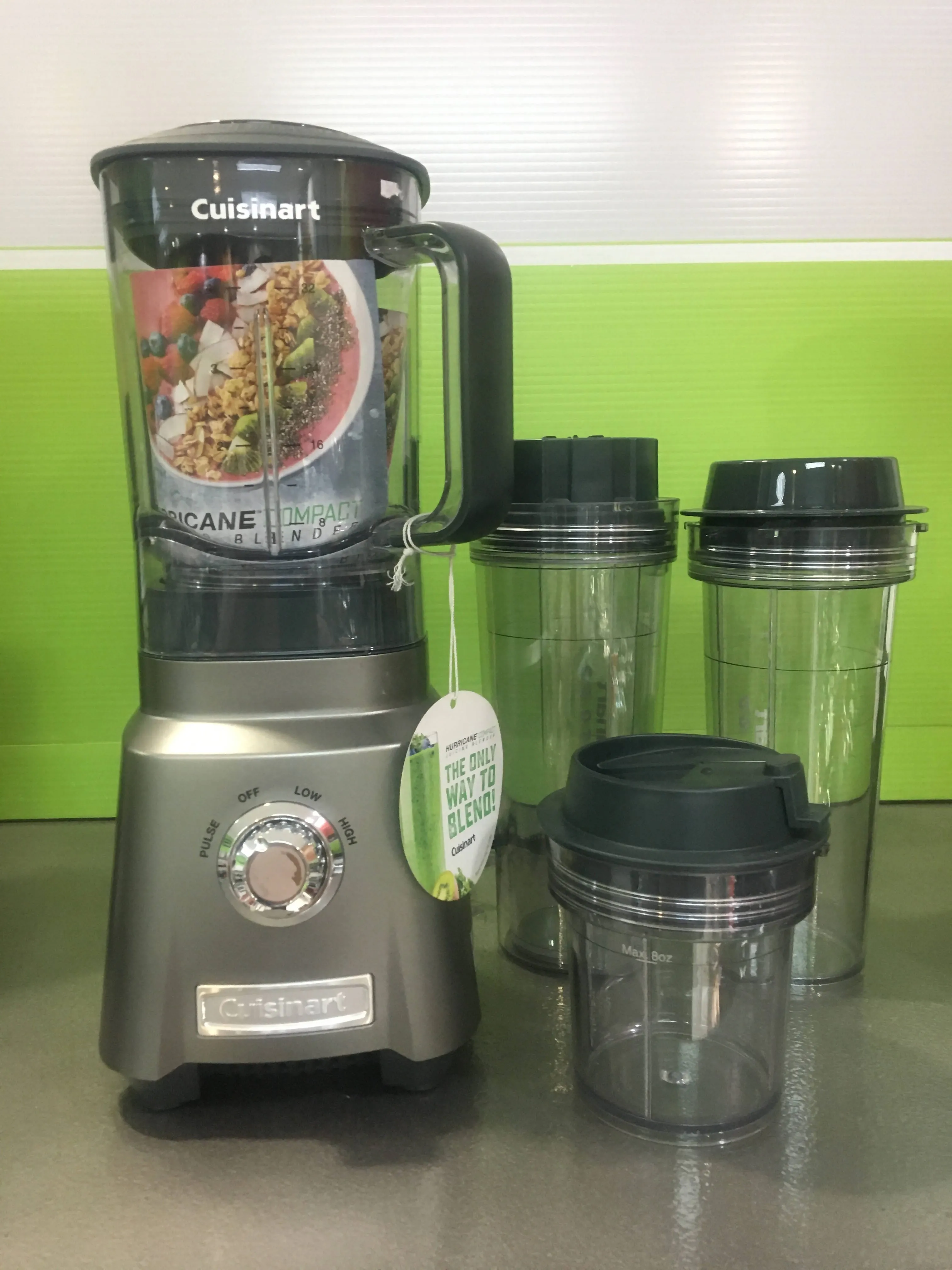 Hurricane Compact Juicing Blender (Gunmetal) Cuisinart - CU-CPB-380