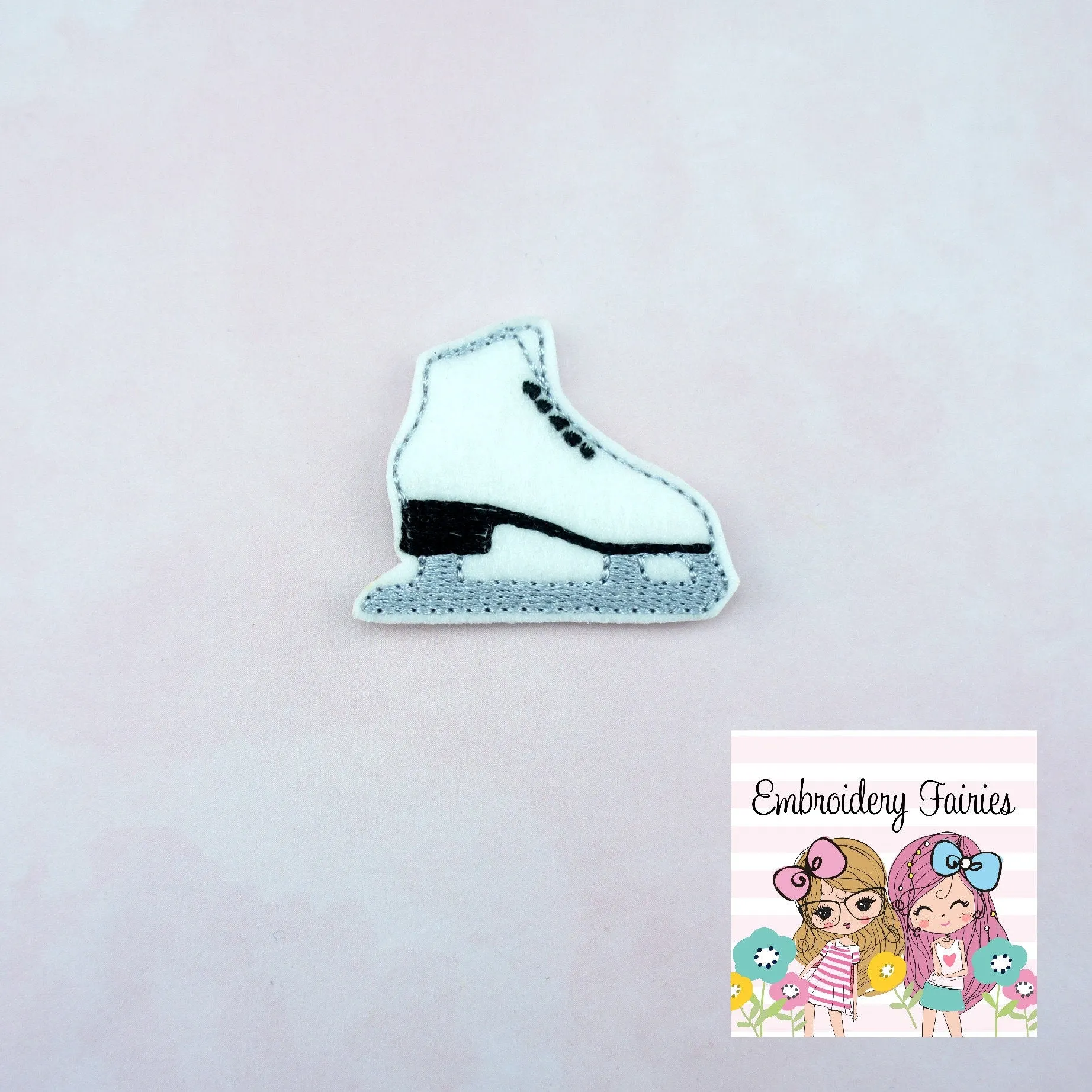 Ice Skate Feltie File - Ice Skate Embroidery File - Feltie Design - Feltie Pattern - Machine Embroidery Design