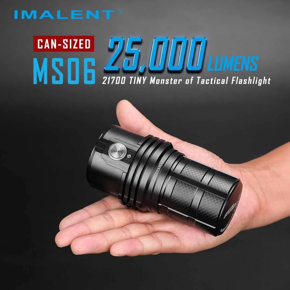 IMALENT MS06 25000 lumens flashlight