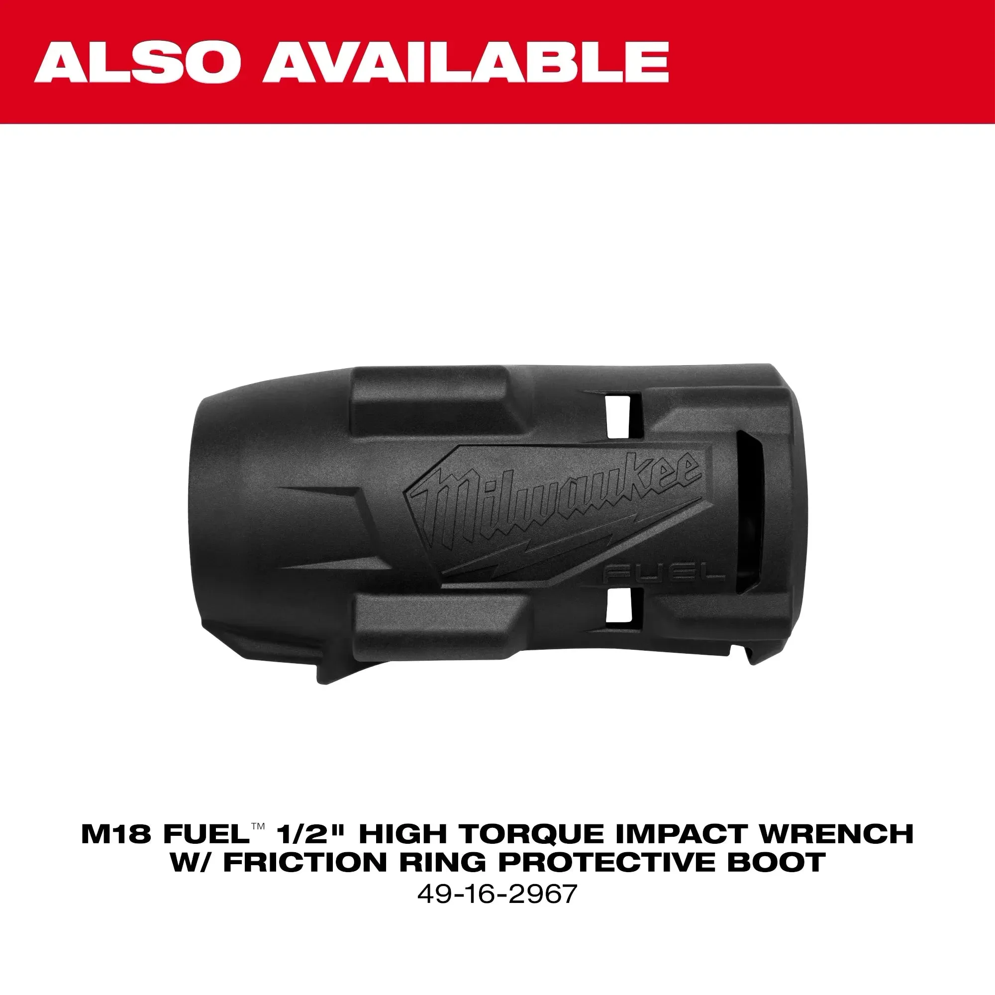 Impact Wrench Kit- Milwaukee M18 FUEL™ 1/2" High Torque Impact Wrench w/ Friction Ring Kit, 2967-21B