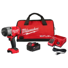 Impact Wrench Kit- Milwaukee M18 FUEL™ 1/2" High Torque Impact Wrench w/ Friction Ring Kit, 2967-21B