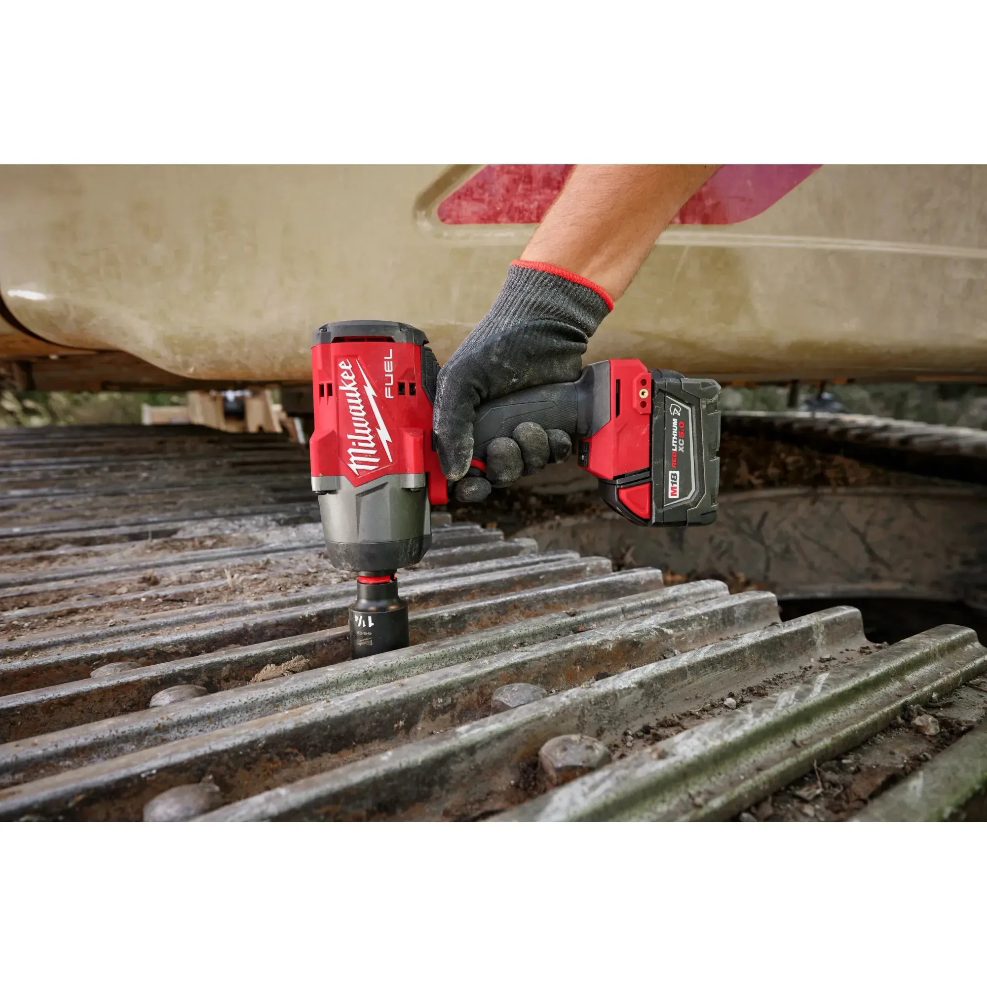 Impact Wrench Kit- Milwaukee M18 FUEL™ 1/2" High Torque Impact Wrench w/ Friction Ring Kit, 2967-21B