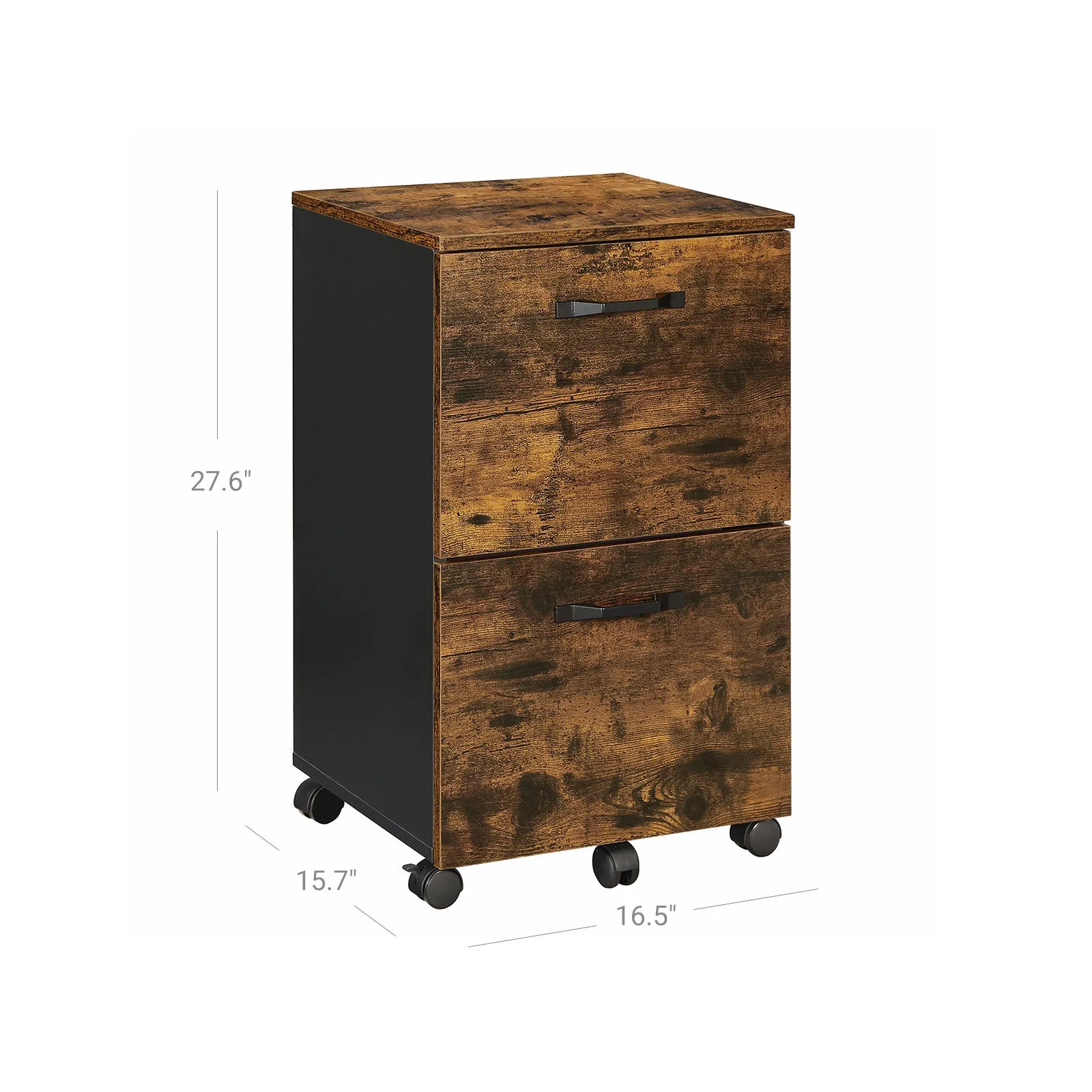 Industrial 2 Drawer File Cabinet