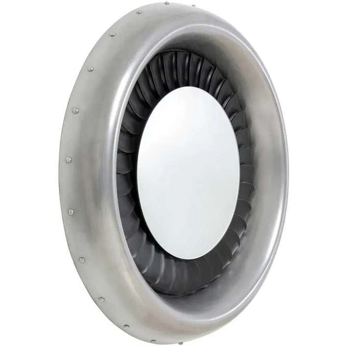 Jet Turbine Look Wall Mirror