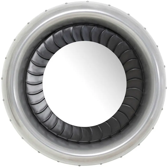 Jet Turbine Look Wall Mirror