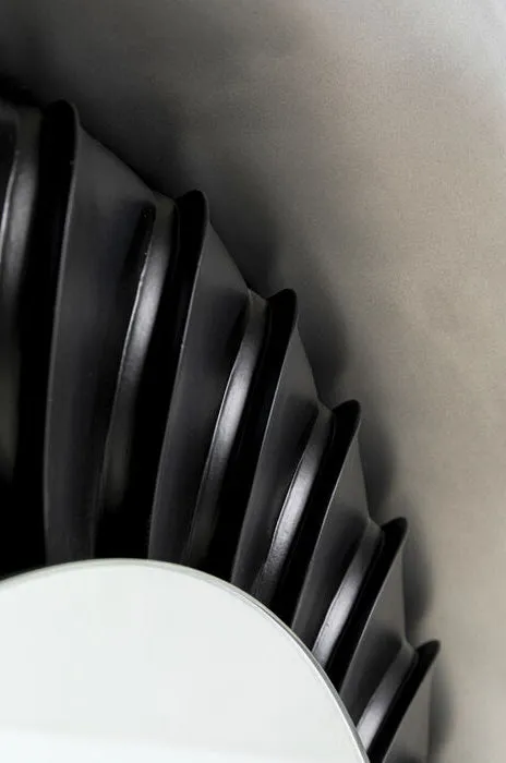 Jet Turbine Look Wall Mirror