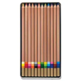 Koh-I-Noor FA33TIN12BC Tri-Tone Colored Pencil 12-Color Set