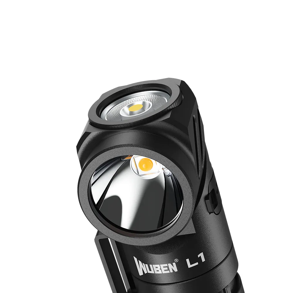 L1 2000 Lumens Flashlight - Dual Light Sources Flashlight with 180° Rotating Head