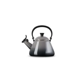 Le Creuset Kone Kettle with Fixed Whistle 1.6 litre Flint