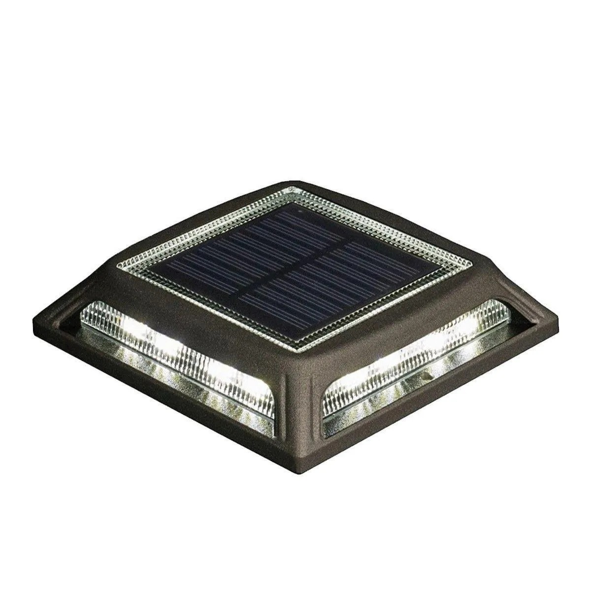 LED Solar Post Cap 5x5 25 Lumens Selectable CCT (Pack Of 2)