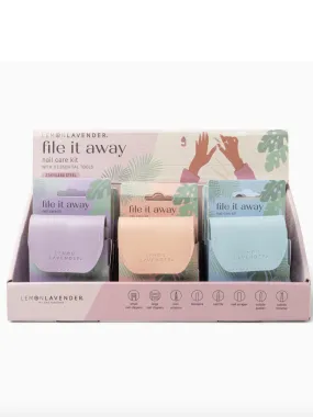 Lemon Lavender File It Away Nail Care Kit