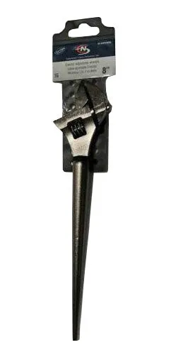 Lifetime Warranty 8" Erector Adjustable Wrench construction wrench