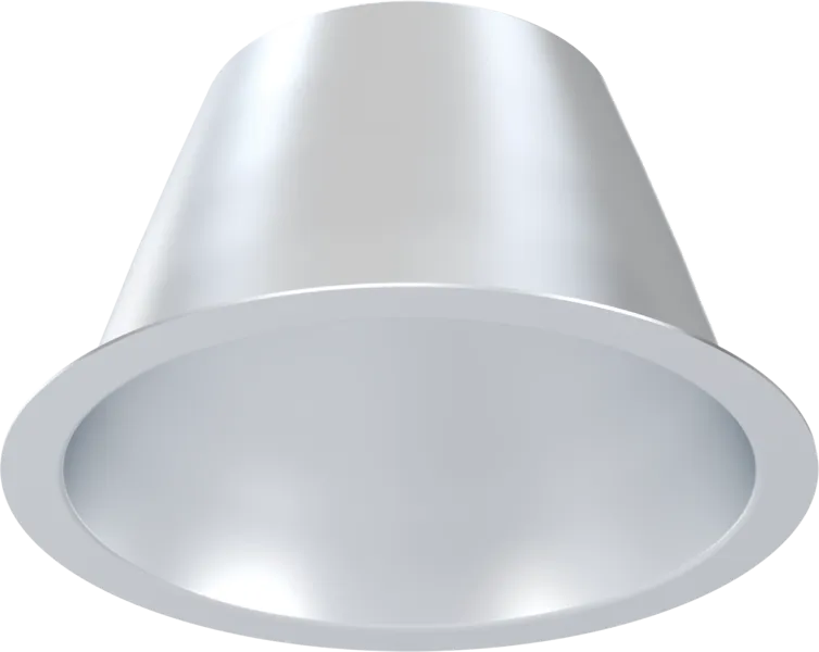 Lithonia LO8 8" Round Clear Downlight Reflector & Trim