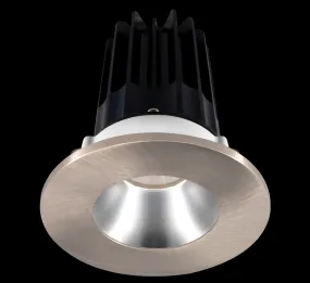 Lotus LED-2-S15W-5CCT-2RRAK-2RTBN-24D 2 Inch Round Recessed LED 15 Watt Designer Series - 5CCT Selectable - 1000 Lumen - 24 Degree Beam Spread - Alzak Reflector - Brushed Nickel Trim