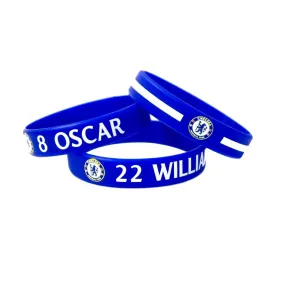 Maccabi 2018-19 Chelsea Silicone Wrist Band (3 Pack)