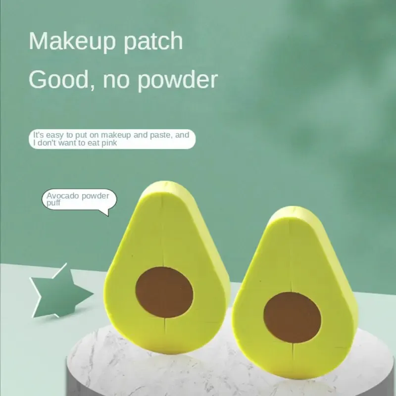 Makeup Sponges | Blender Beauty Tool For Liquid | Powder | Cream | Beautiful Avocado Shaped Makeup Sponge