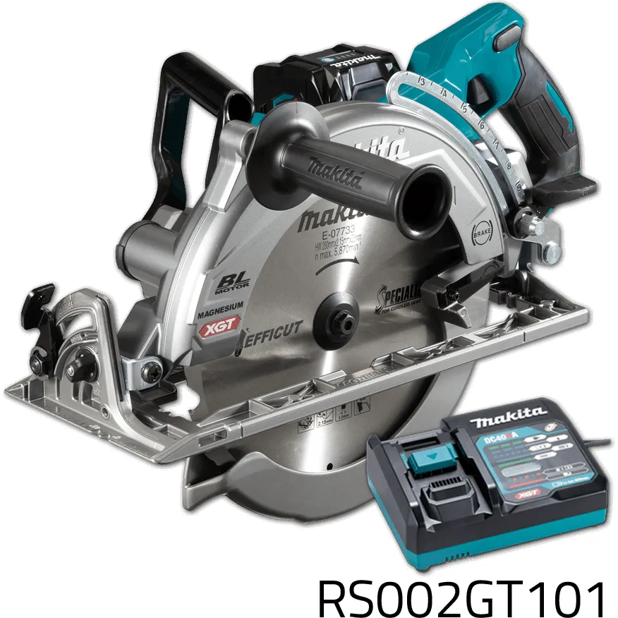 Makita RS002GT101 40V Cordless Circular Saw (Rear Handle) XGT