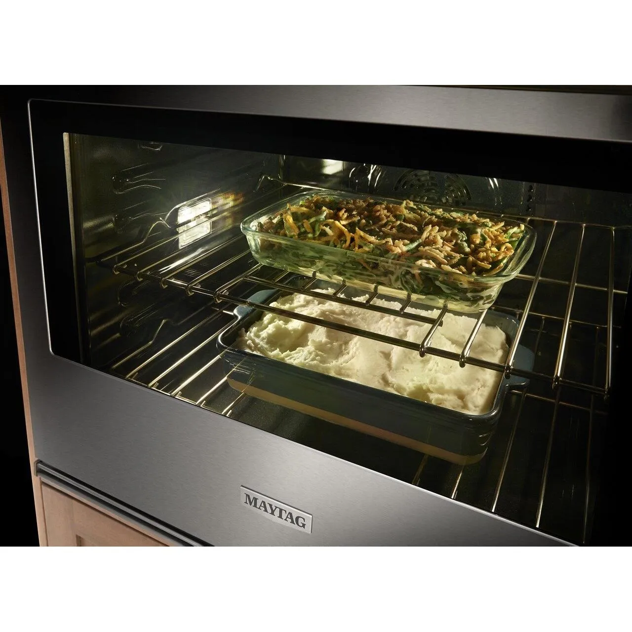 Maytag 27-inch Built-in Double Wall Oven with Convection MOED6027LZ