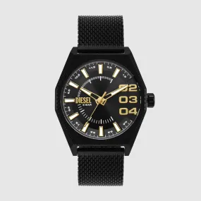 Men's Black Stainless Steel Watch DZ2194