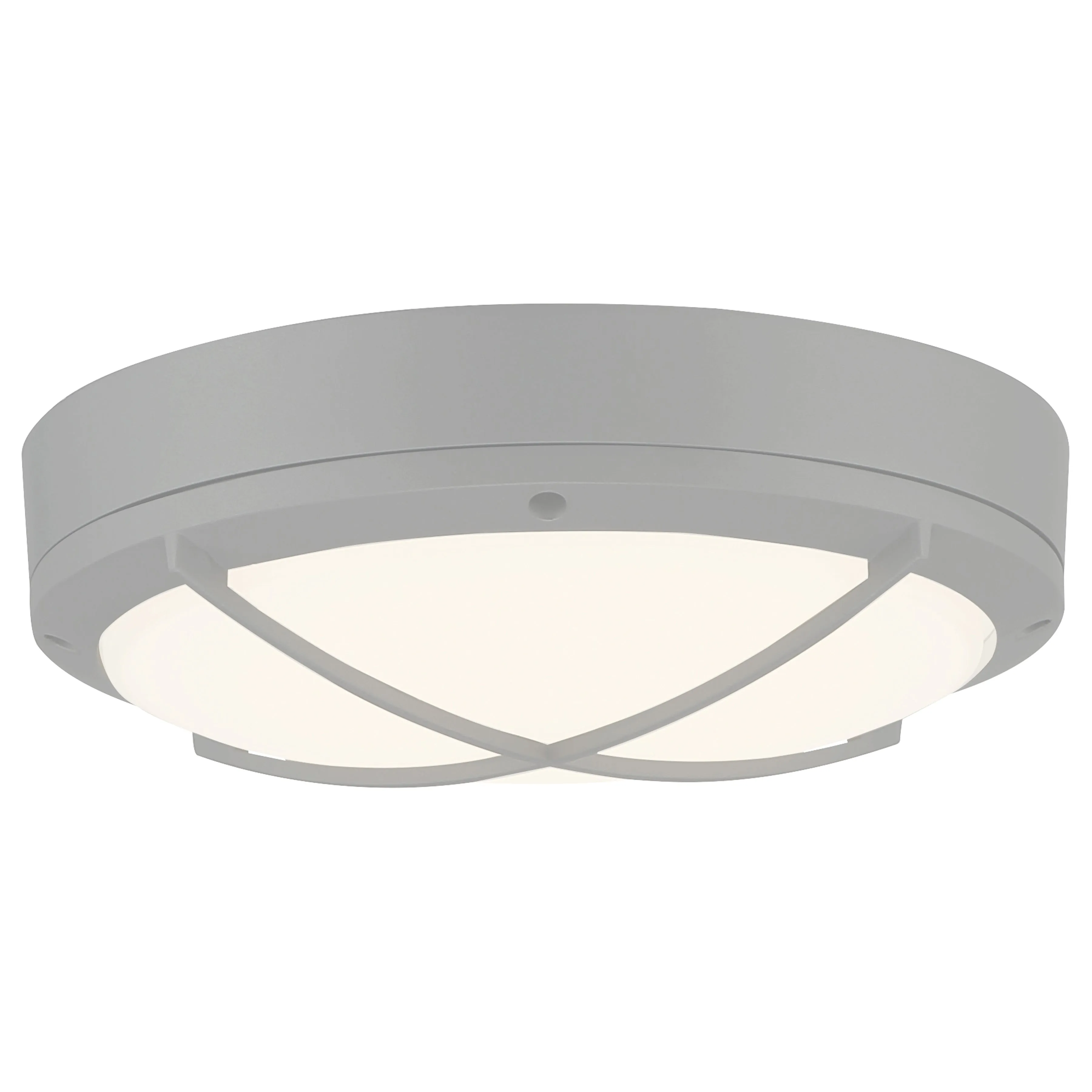 Meridian 11" Dual Voltage 100v-277v Outdoor LED Flush Mount Light