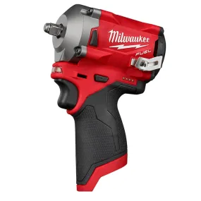 Milwaukee 2554-20 M12 FUEL 12-Volt Lithium-Ion 3/8 in. Brushless Stubby Impact Wrench (Tool Only)