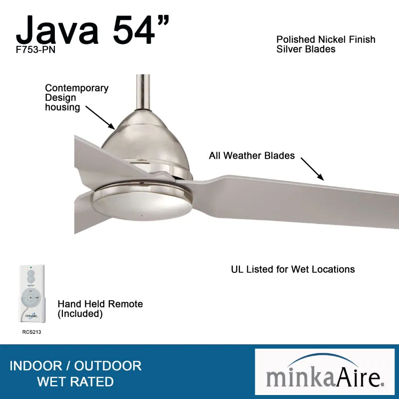 Minka Aire F753 Java 54" Indoor Ceiling Fan