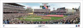 Minnesota Twins Target Field Inaugural Game 2010 Panoramic Poster Print - Everlasting Images