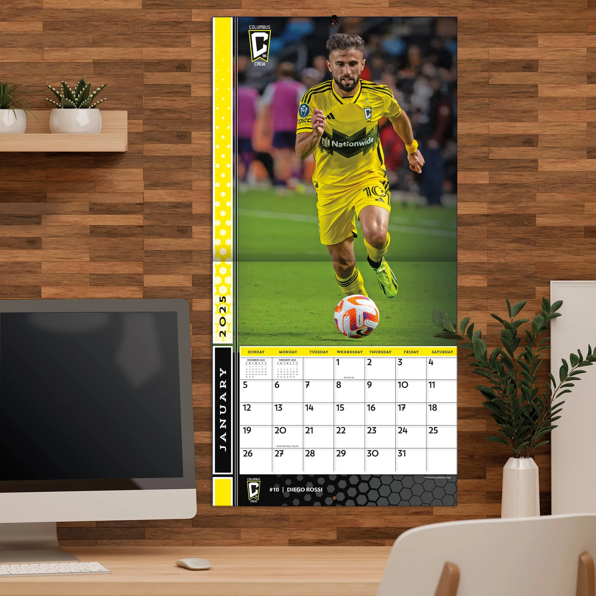 MLS Columbus Crew Wall 2025 Calendar - Online Exclusive