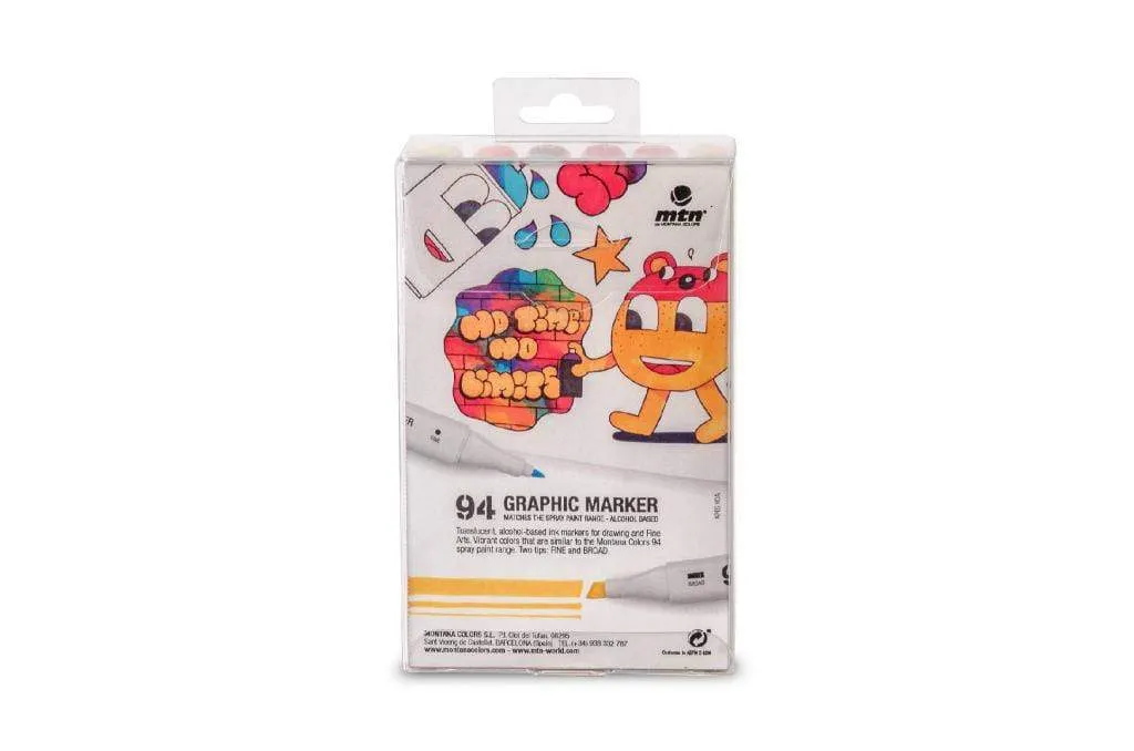 MTN 94 Graphic Marker - Basic 12 Pack