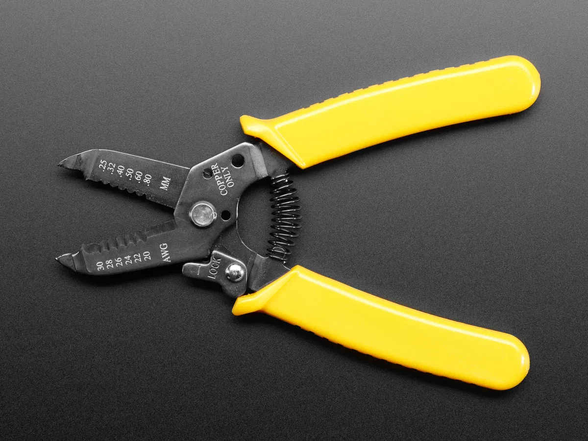 Multi-size wire stripper & cutter