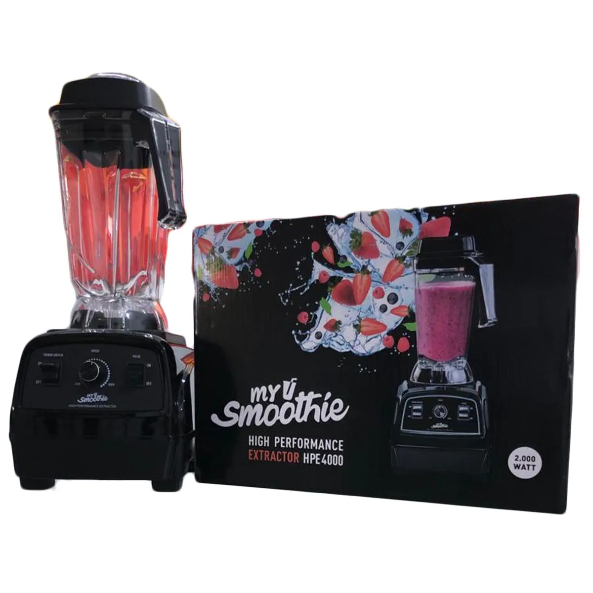 My Smoothie Commercial Blender (Black) 2LTR